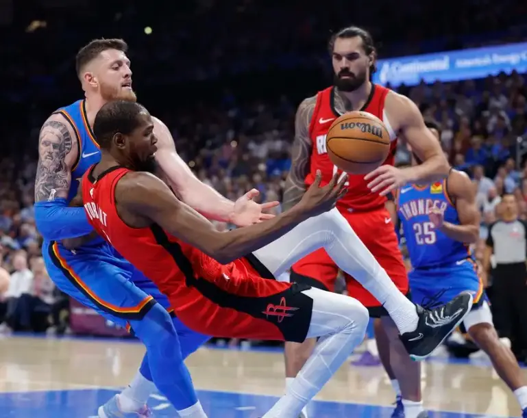 至于火箭在, 杜兰特, 关键时刻申